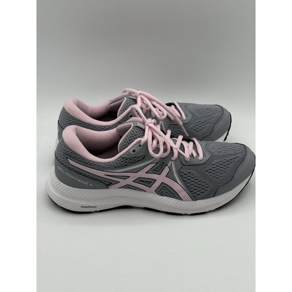 Asics Gel-Contend 7 Women's Size 10 Wide Running Sneakers 1012A910 Pink Gray - Picture 1 of 15